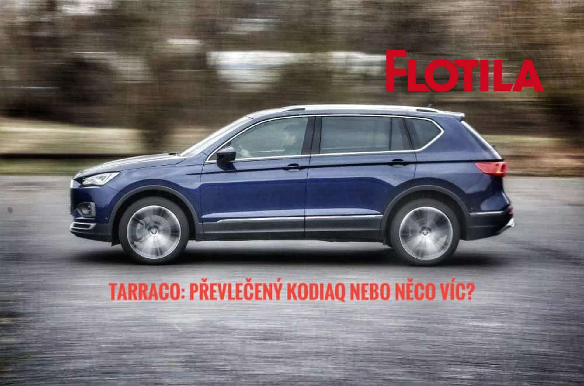 SUV Seat Tarraco 2019 in movimento, catturato da un profilo laterale che mette in mostra il suo design elegante e aerodinamico e caratteristiche moderne come luci posteriori LED e cerchi in lega, con un focus sul movimento dinamico e sulla tecnologia automobilistica avanzata.